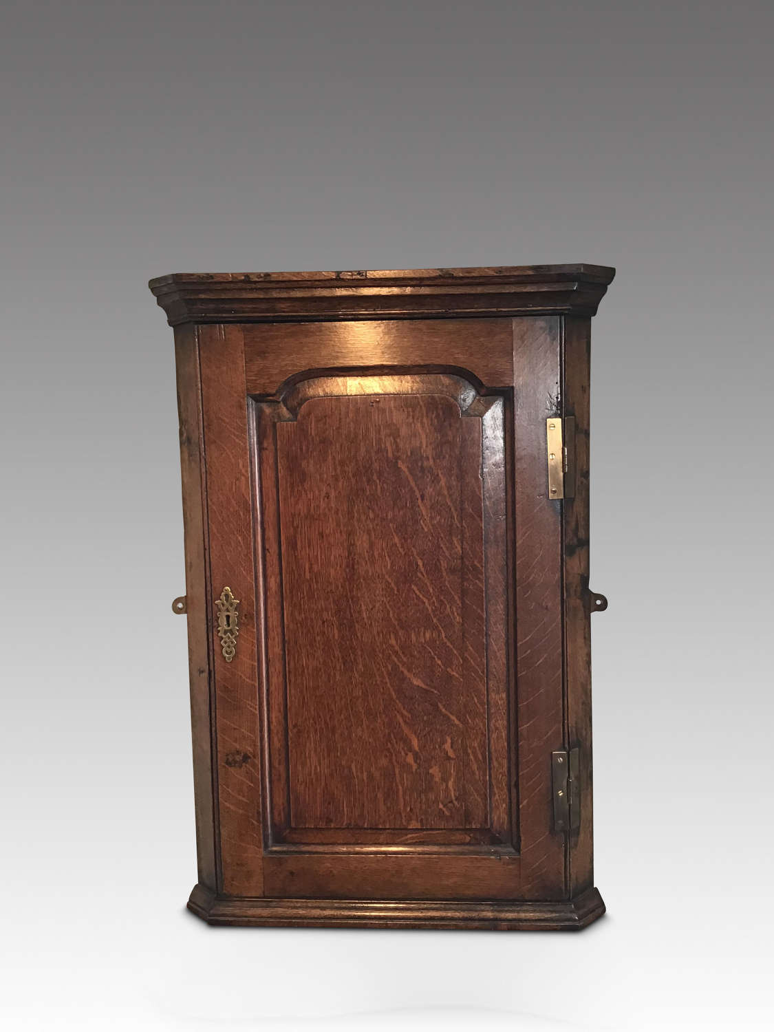 Oak Corner Cabinet