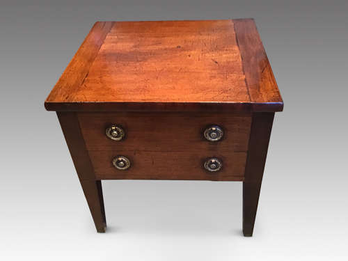 Georgian mahogany close stool