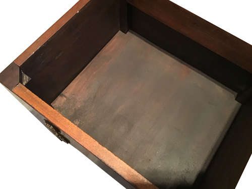 Georgian mahogany close stool