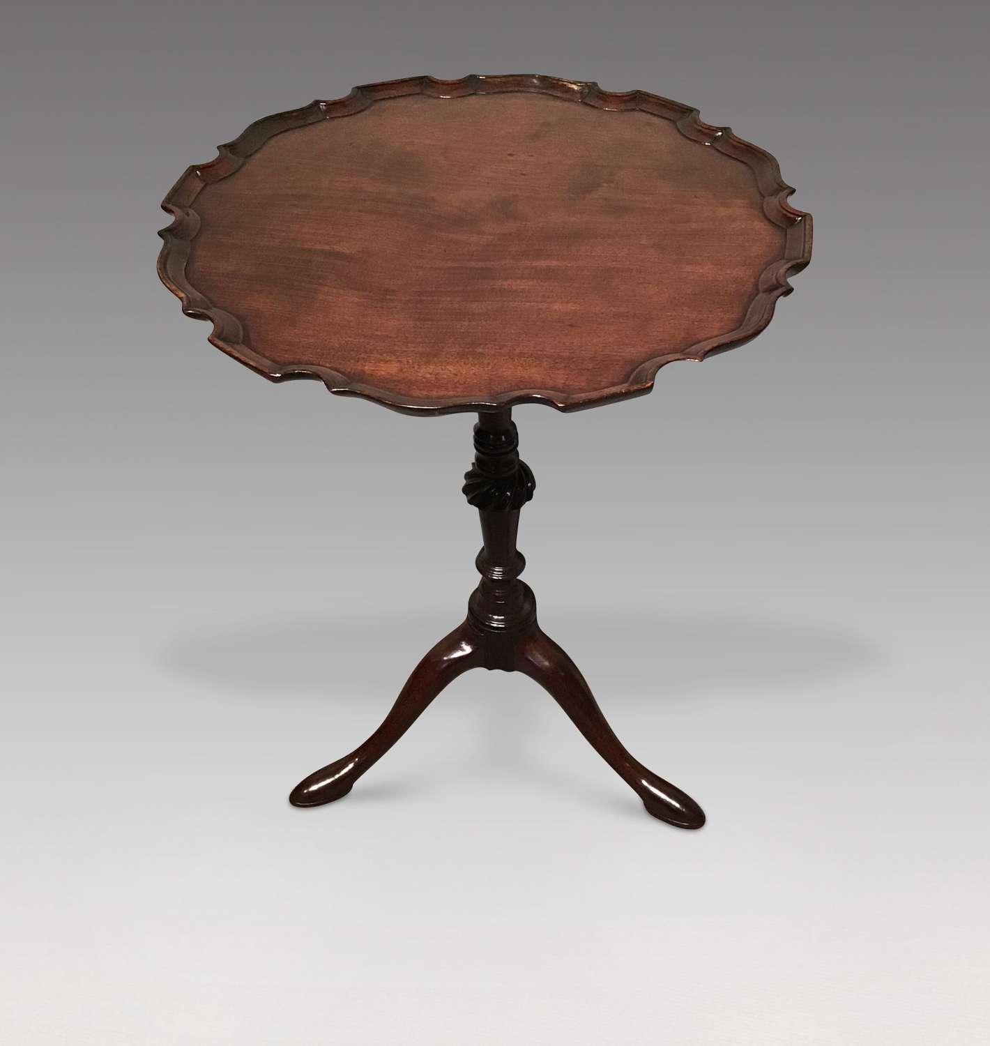 Antique mahogany tripod table