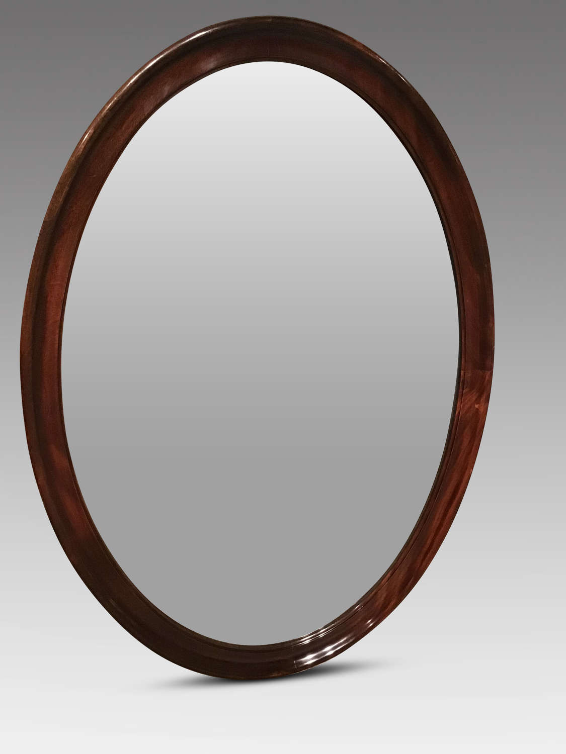 Antique mahogany mirror