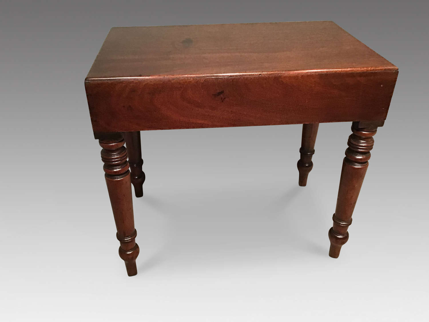 Antique mahogany stool