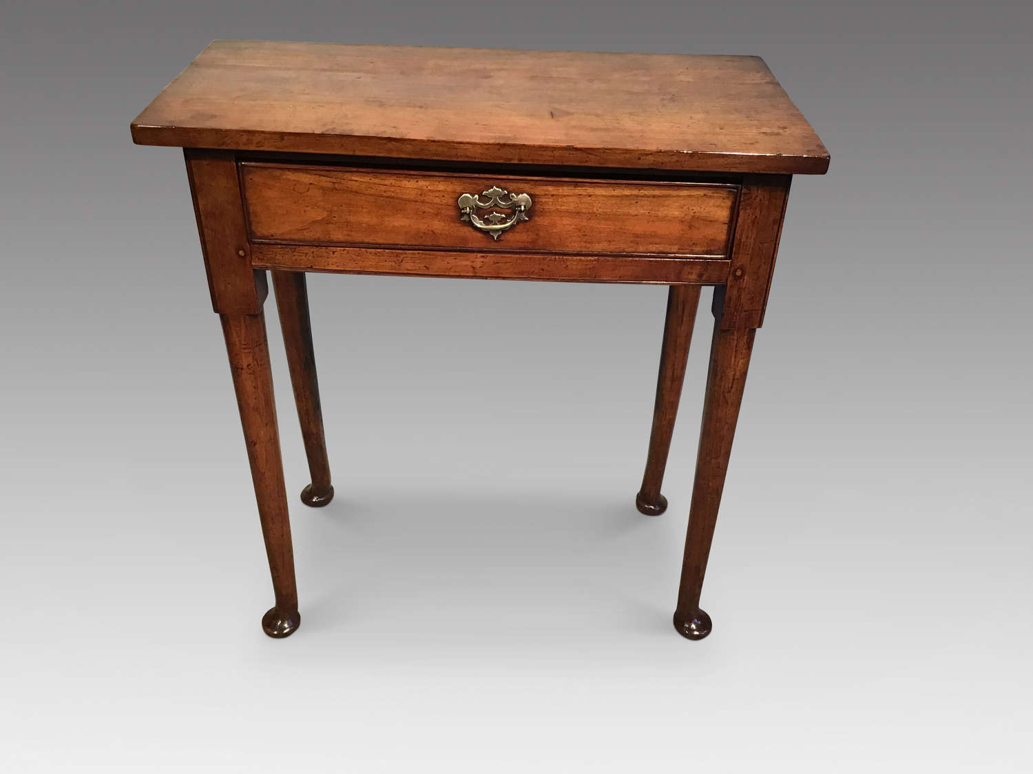Antique fruitwood sidetable