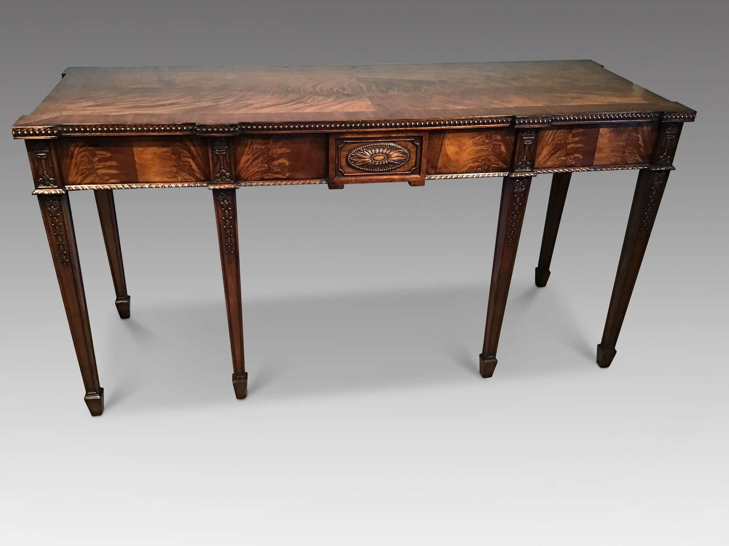 Antique mahogany serving table