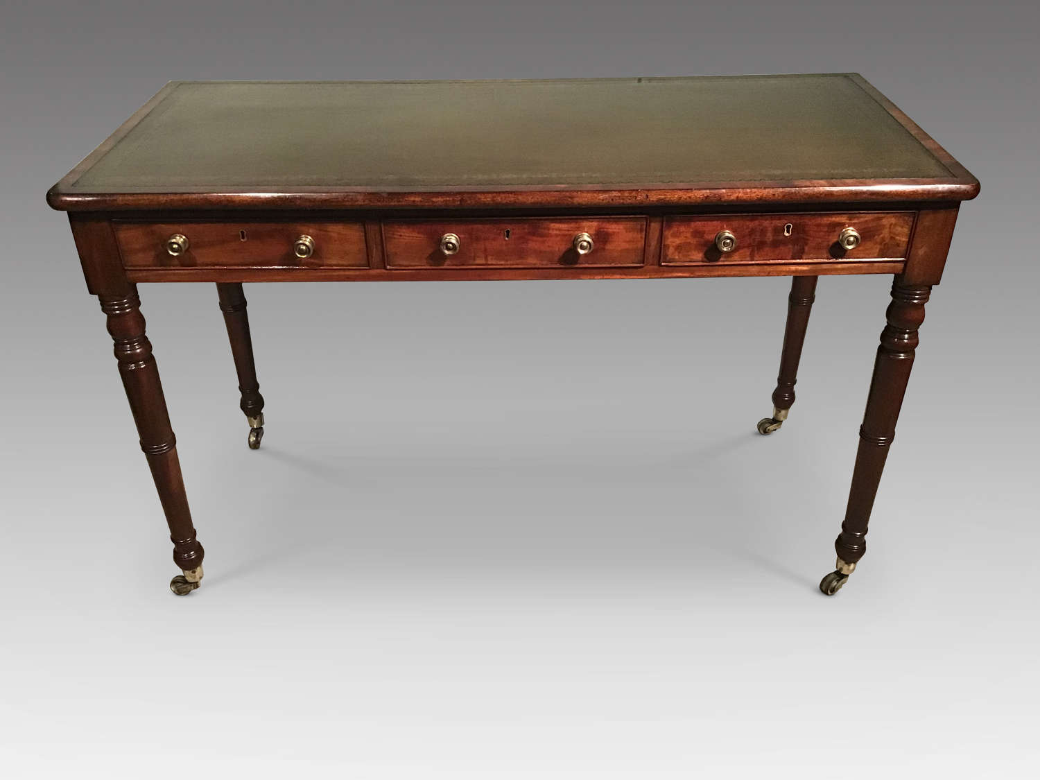 Antique mahogany writing table.