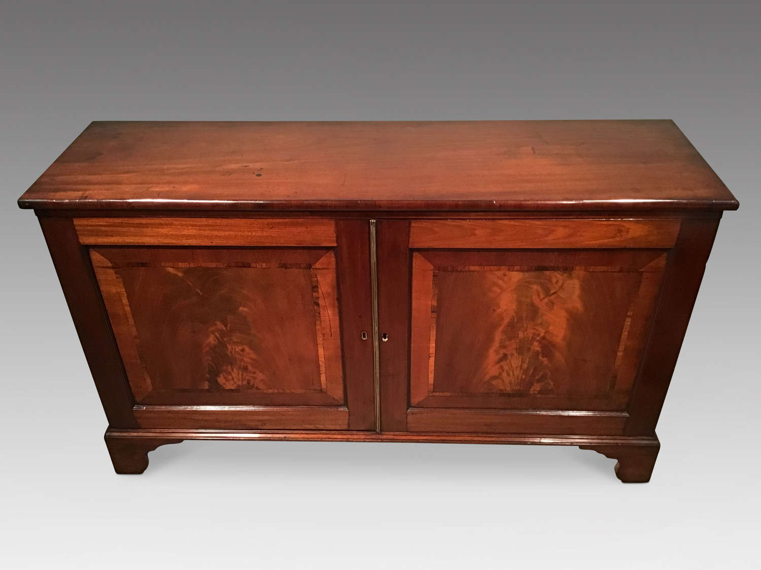 Antique mahogany side cabinet.
