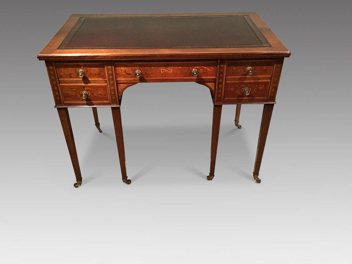 Antique mahogany writing table