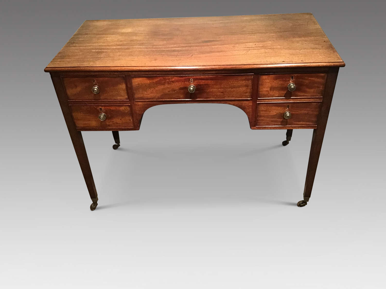 Antique mahogany dressing table