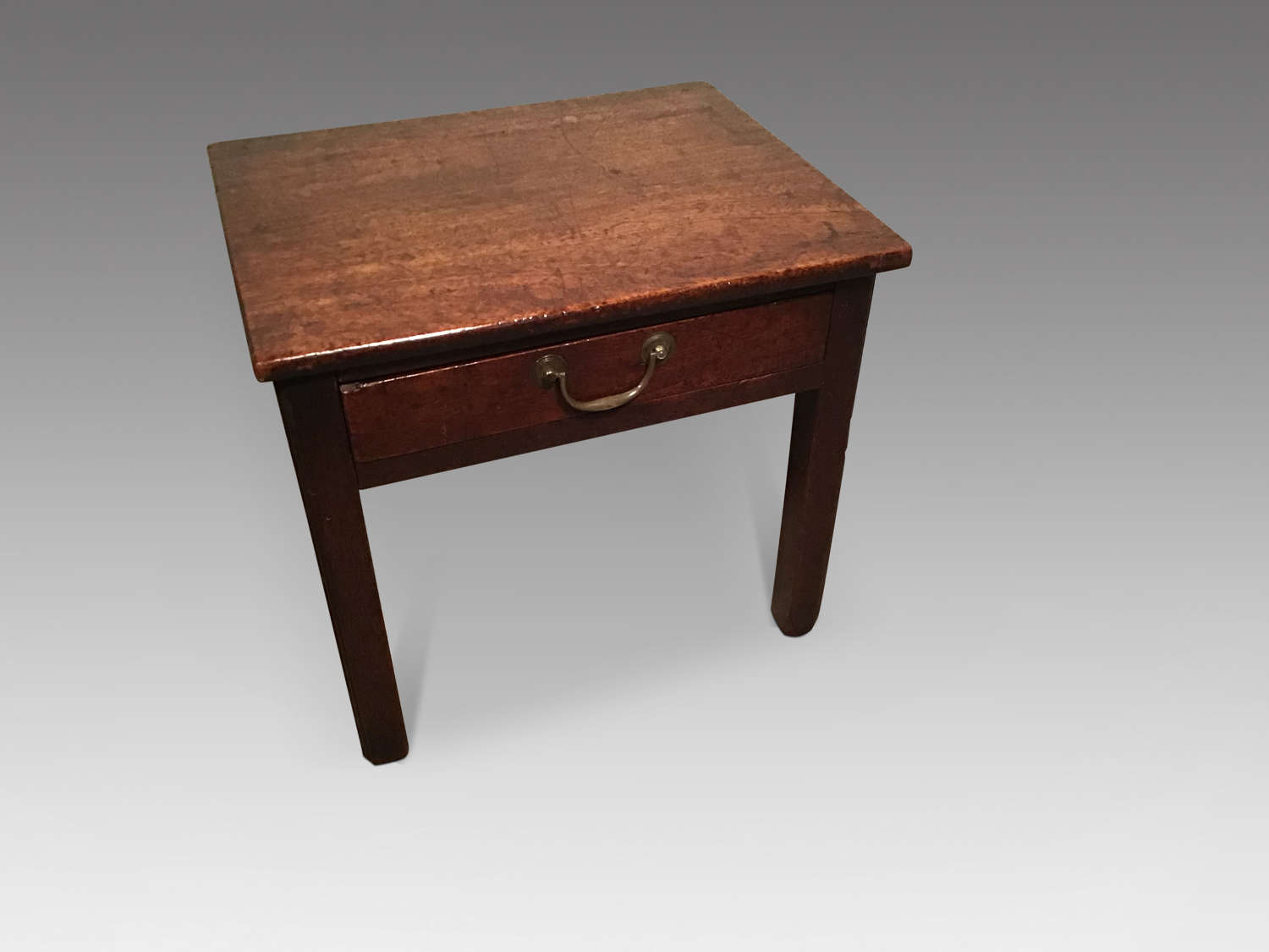 Antique mahogany end table