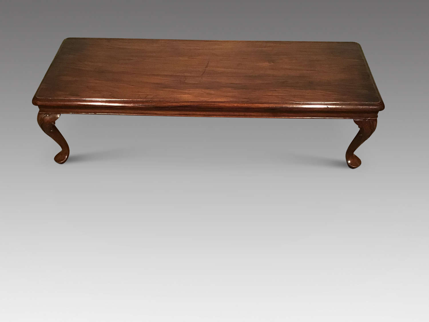 Antique walnut low table