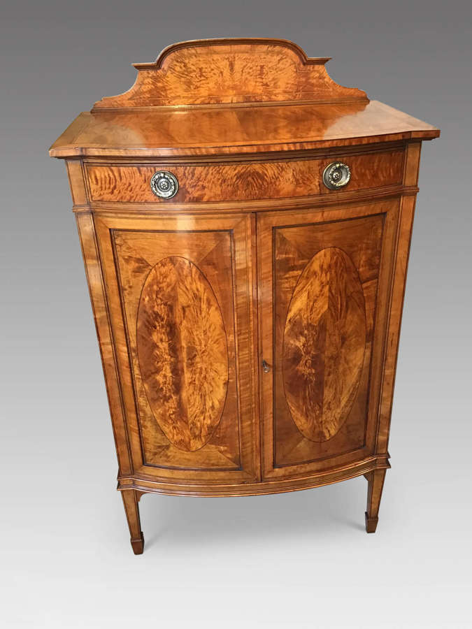 Antique satinwood cabinet