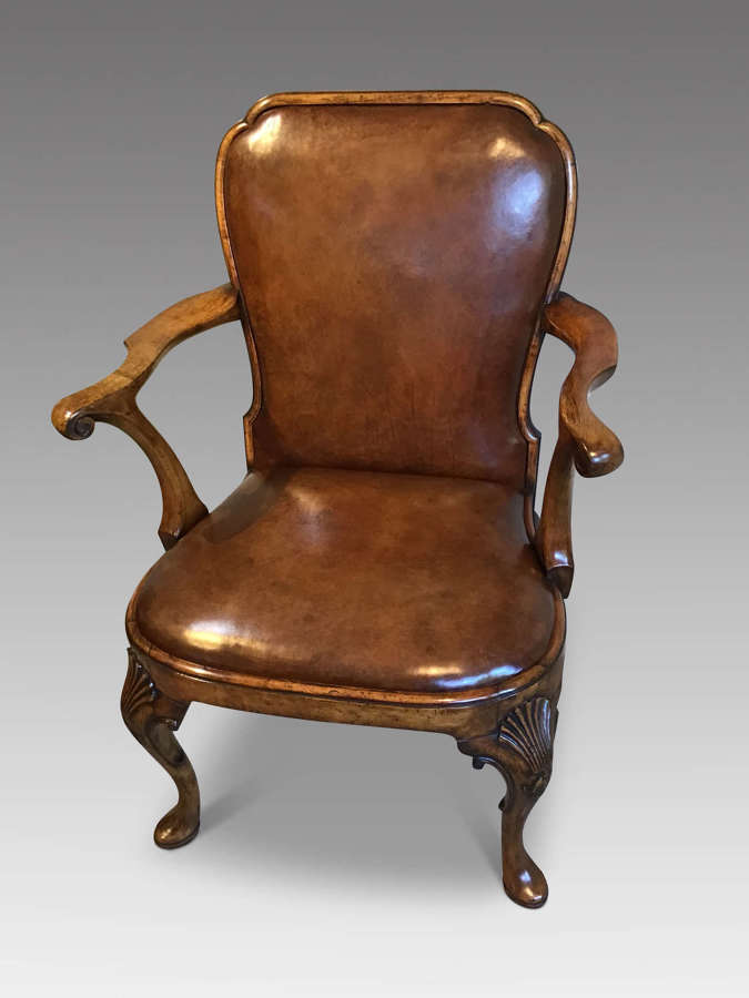 Antique walnut chair
