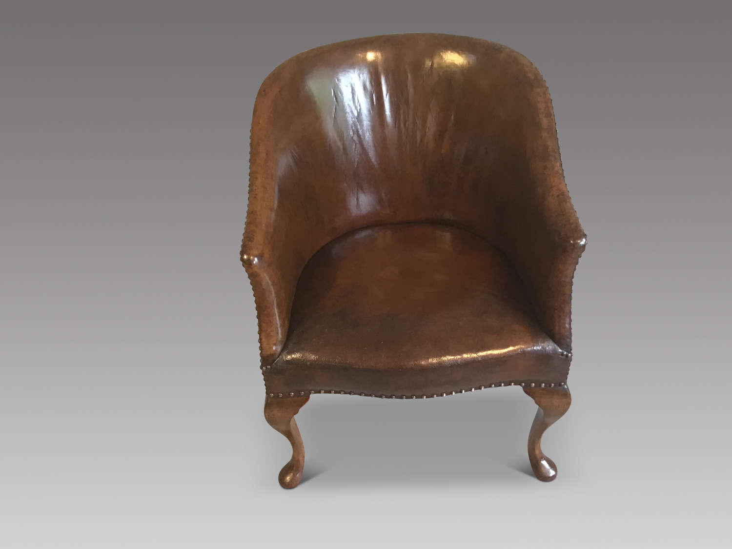 Antique leather chair