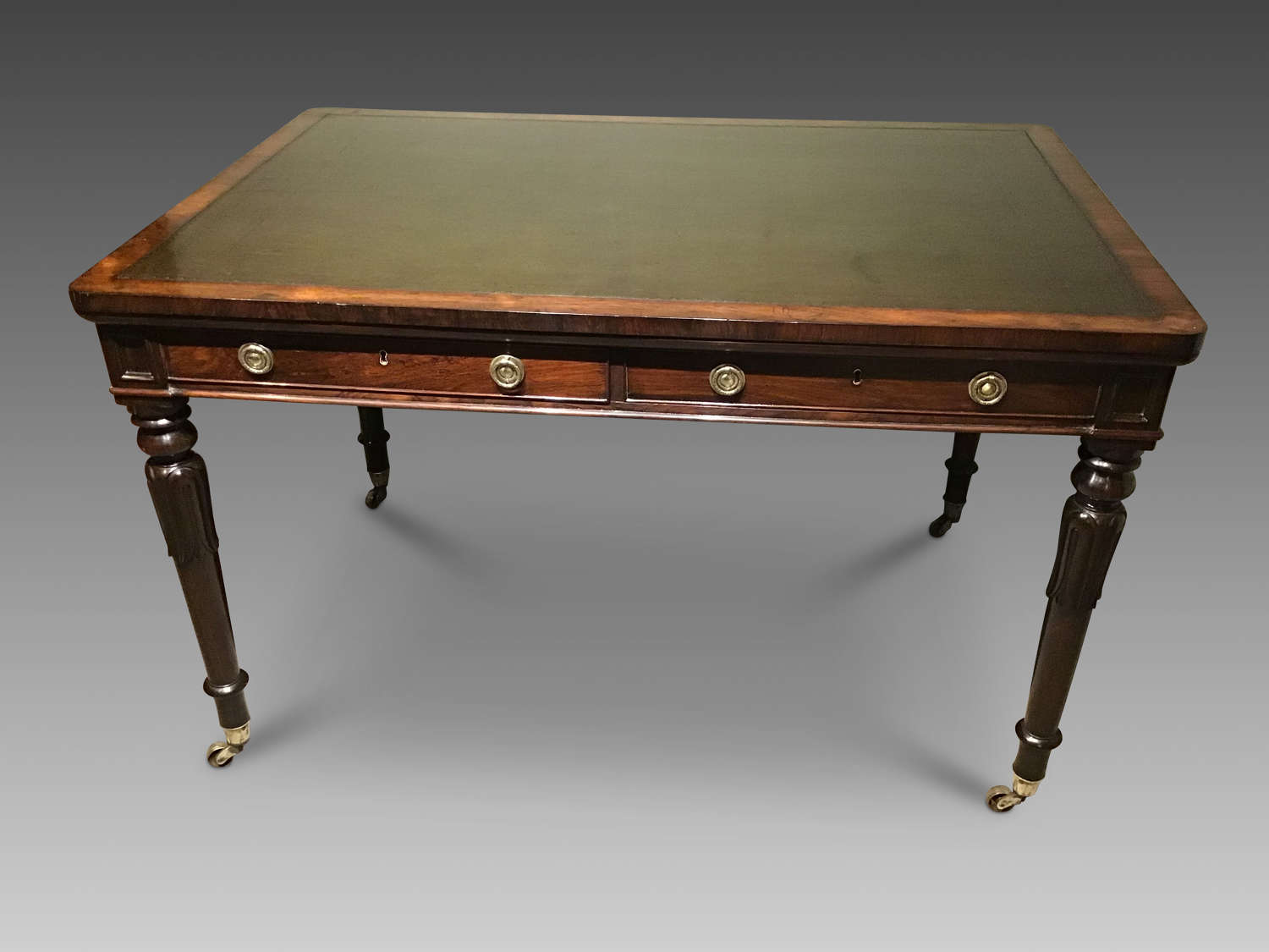 Antique rosewood writing table