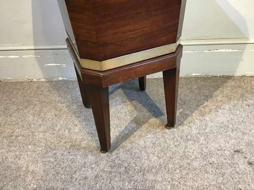 Antique mahogany cellarette.