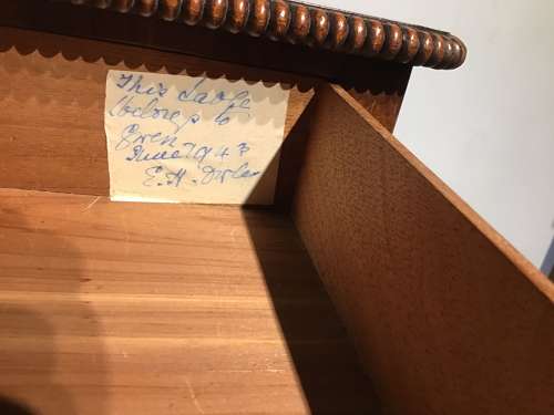 Georgian mahogany sidetable