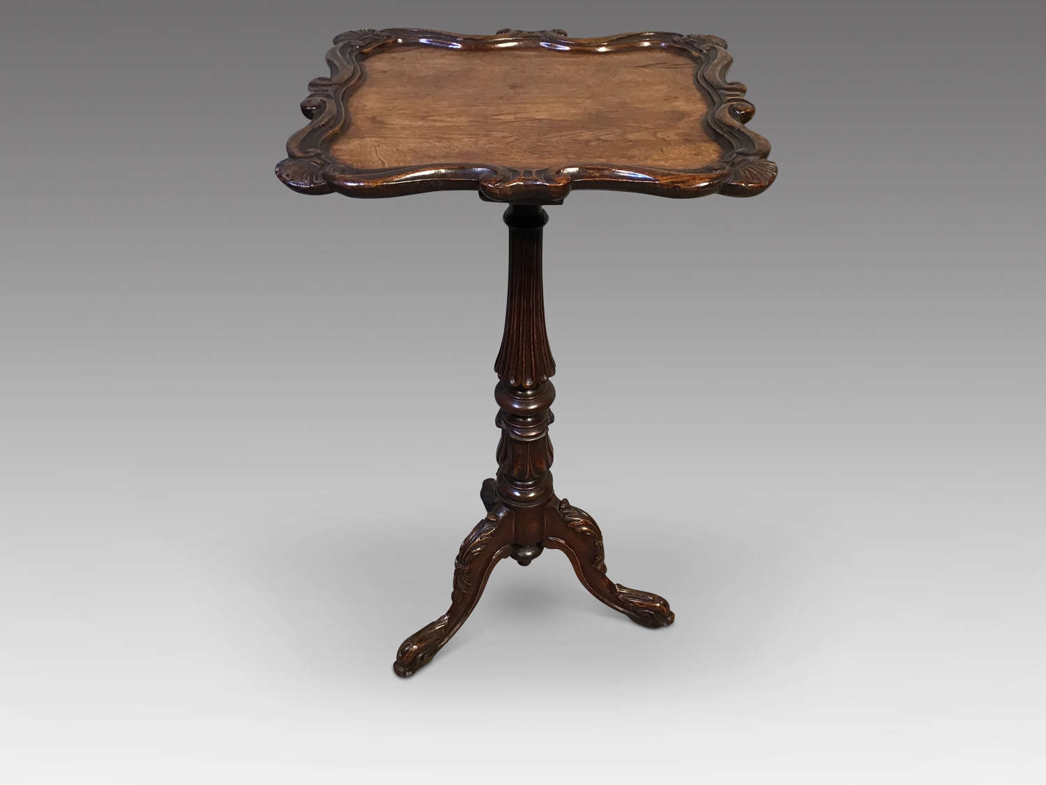 Antique oak Gillows wine table