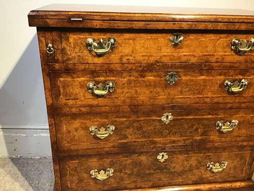 Antique walnut batchelors chest of drawers