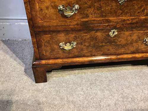 Antique walnut batchelors chest of drawer