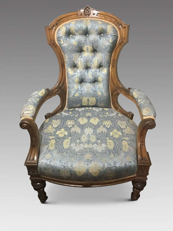 Antique Victorian armchair