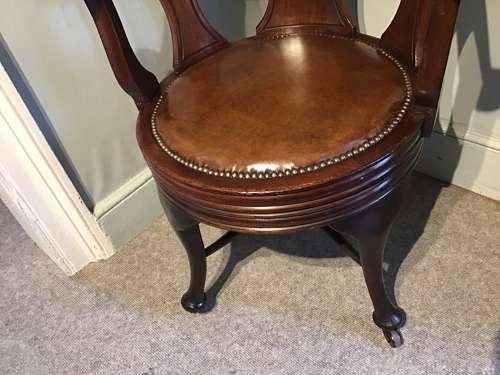 Antique desk chair
