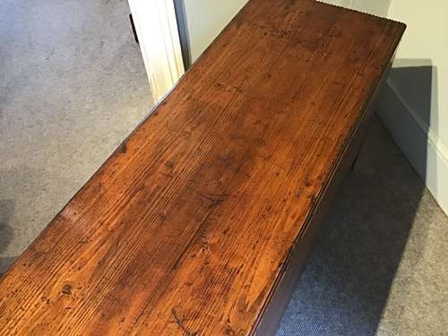 Antique Georgian pine coffer