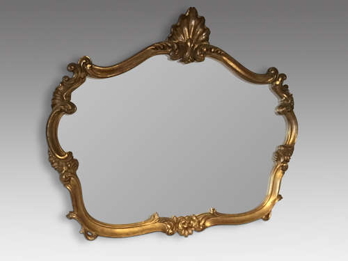 Gilt framed mirror
