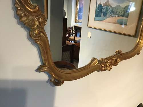 Gilt framed mirror