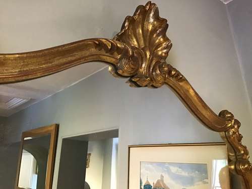 Gilt framed mirror