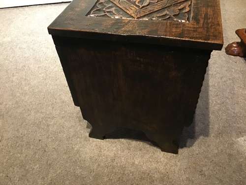 Antique oak coffer