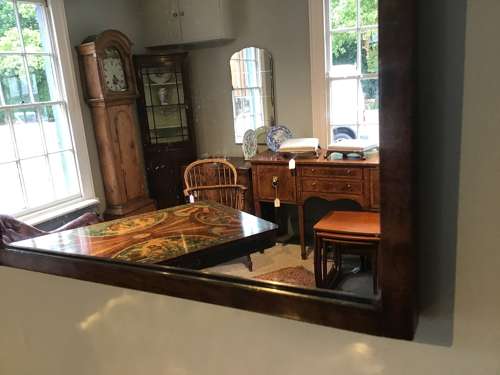 Antique wall mirror