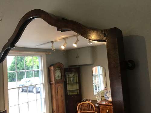 Antique wall mirror