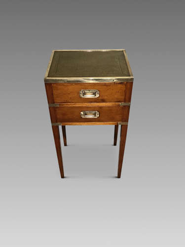 Military style bedside table