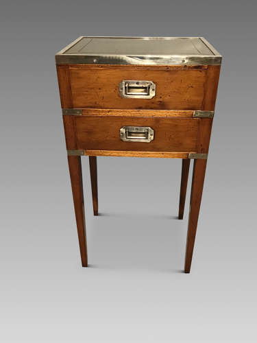 Military style bedside table