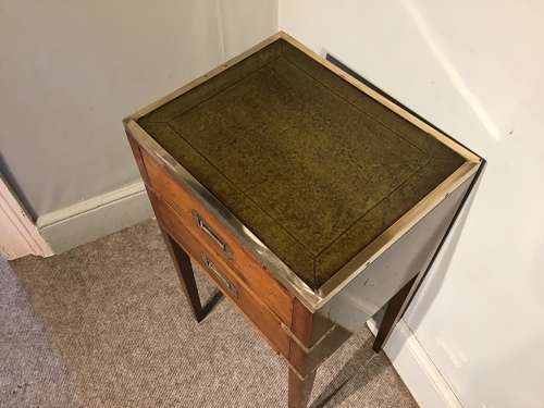 Military style bedside table