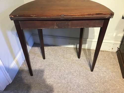 Antique card table