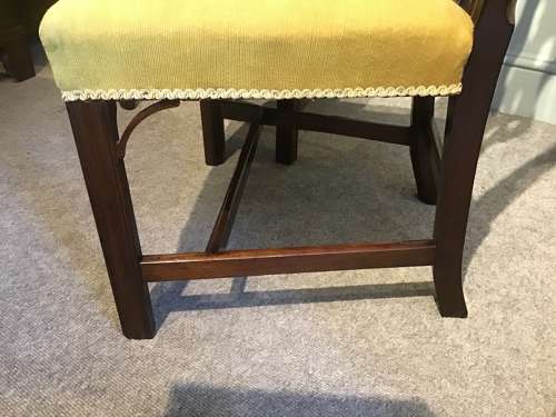 Pair of antique side chairs