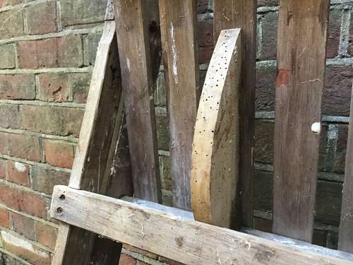 Vintage folding ladder