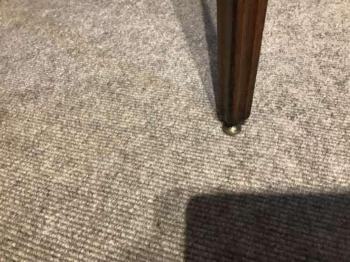 Antique demi-lune sidetable