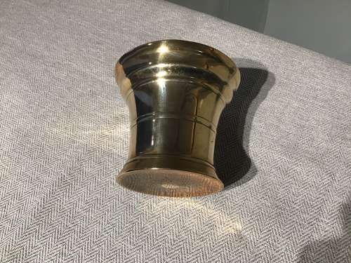 Antique bronze mortar