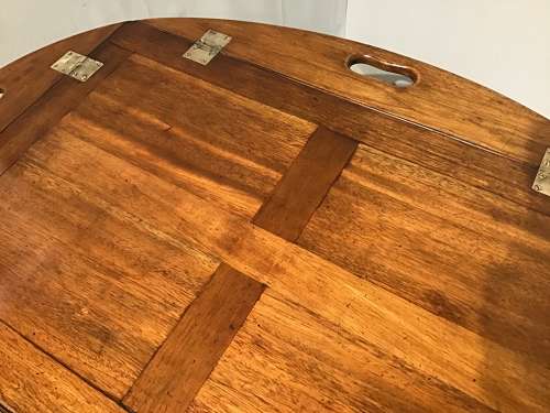 Antique butlers tray on stand