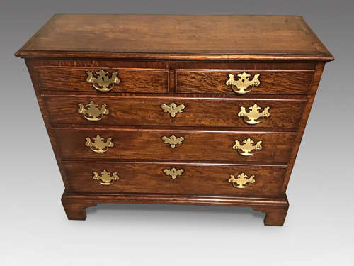 Antique hall chest of drawers