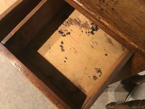 Georgian oak dresser base
