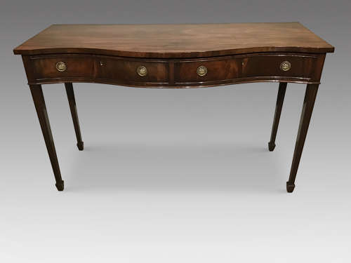 Antique mahogany serving table