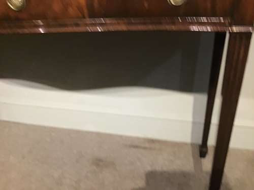 Antique mahogany serving table
