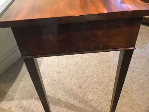 Antique mahogany serving table
