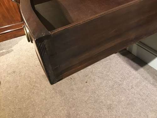 Antique mahogany serving table