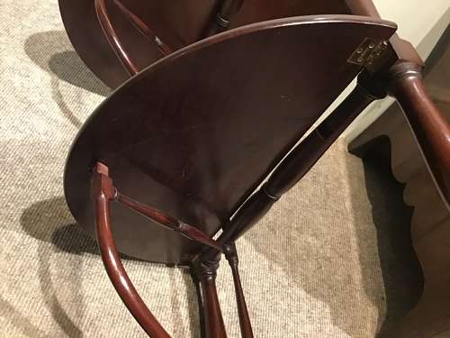 Antique folding table