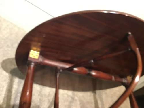 Antique folding table