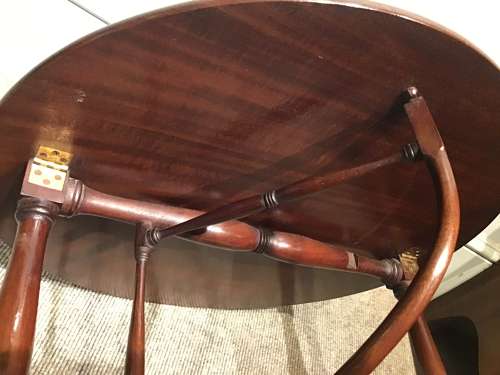 Antique folding table